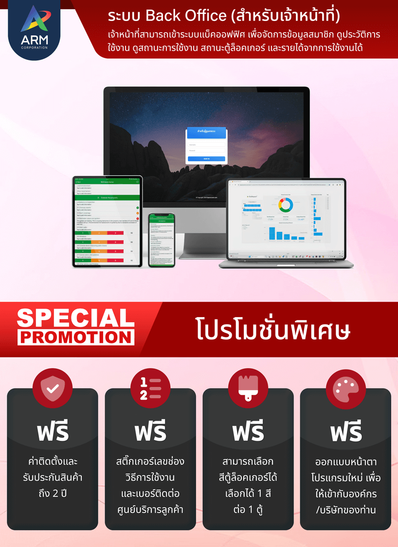 Smart Locker Messenger Box ล็อกเกอร์อัจฉริยะสำหรับรับฝากพัสดุ