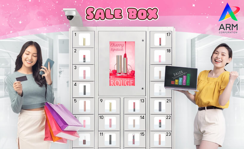 Sale Locker Box ล็อกเกอร์อัจฉริยะสำหรับขายสินค้า